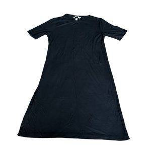 H&M ribbed black dress